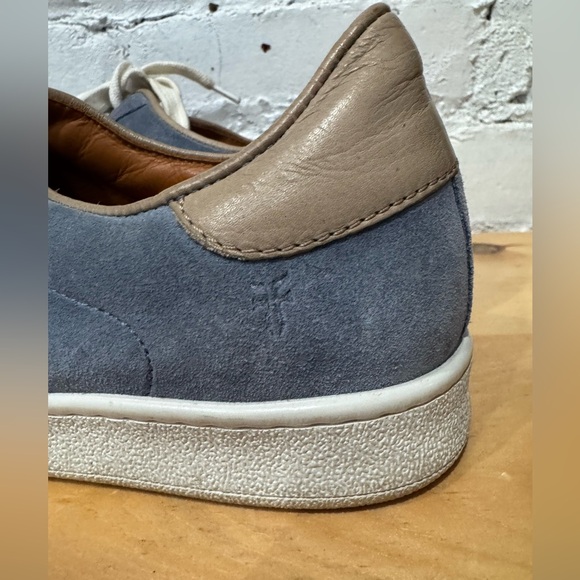 Frye Alexis Low Lace Aqua Suede Sneakers size‎ 9 - Picture 3 of 11